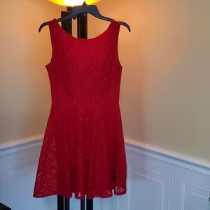 Speechless Red Short Dress Prom / HOCO / Holiday Size 7 Juniors